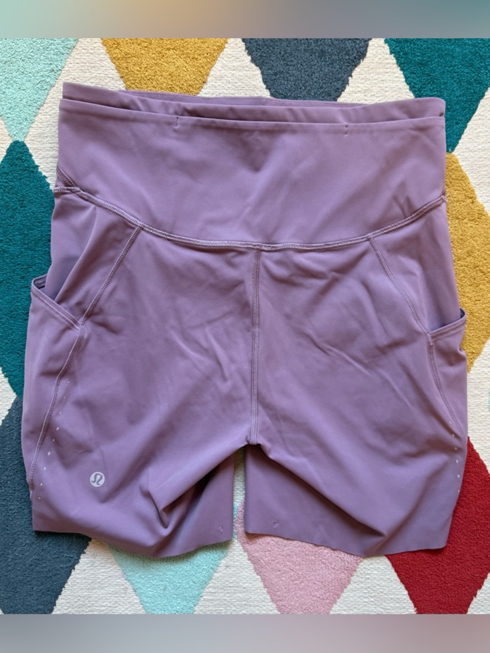 Lululemon Fast and Free High-Rise Short 6" 5 Pocket - Lavender Lux - Size 8